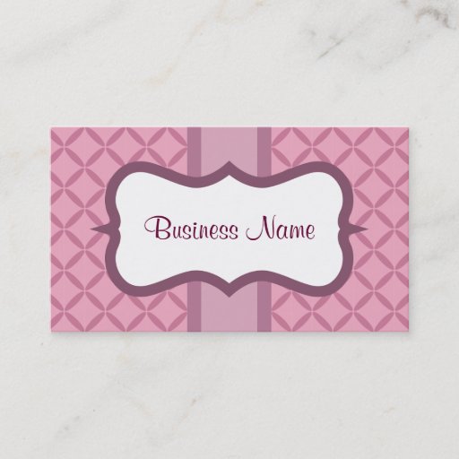 Customizable Pretty Plum Business Card