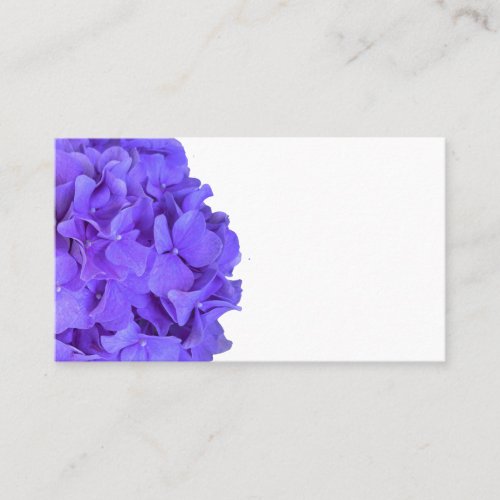 Lavender lilac purple Hydrangeas purple Flowers Business Card