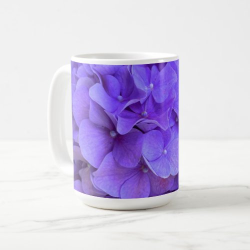 Lavender lilac purple Hydrangeas purple Flowers Coffee Mug
