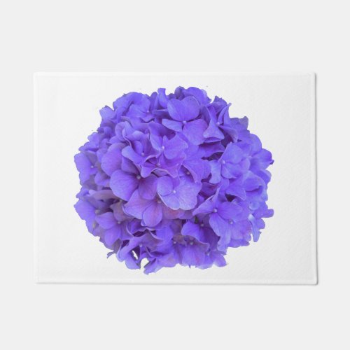 Lavender lilac purple Hydrangeas purple Flowers Doormat