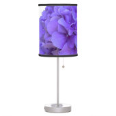 Lavender lilac purple Hydrangeas purple Flowers Table Lamp (Left)