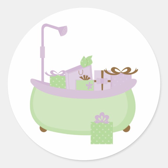 Lavender & Lime Tub Stickers (Front)
