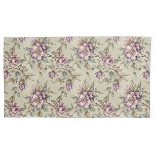 Lavender Long Stem Roses Pillow Case