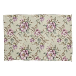 Lavender Long Stem Roses Pillow Case