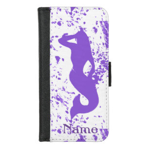 Lavender lookout mermaids Thunder_Cove iPhone 8/7 Wallet Case