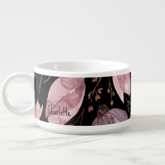 Lavender Lotus Flowers Chili Bowl Mug