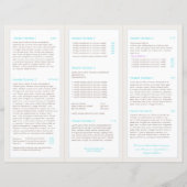 Lavender Lotus Mandala Salon Spa Tri-Fold brochure (Back)