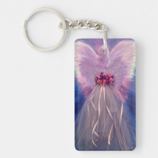 "Lavender Love" Angel is a symbol of Love Keychain