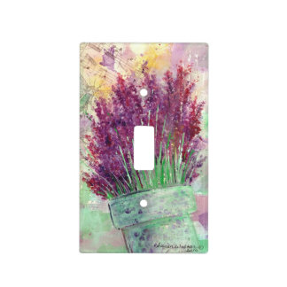 Lavender Love Light-switch Plate