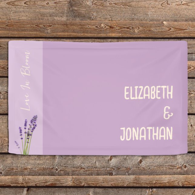 Lavender Love Wedding Banner (Creator Uploaded)