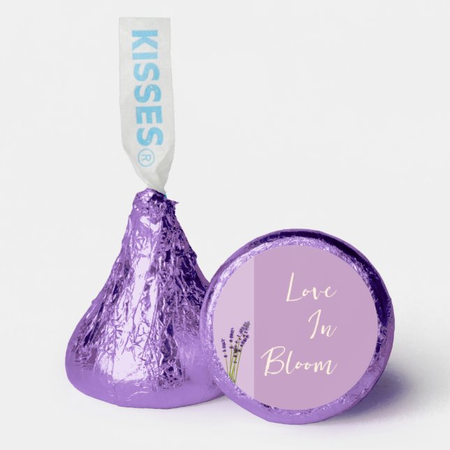 Lavender Love Wedding Hershey®'s Kisses® (Front)