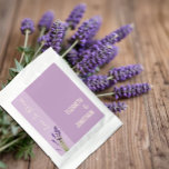 Lavender Love Wedding Lemonade Drink Mix<br><div class="desc">Wedding collection with shades of lilac and lavender purples with a wildflower sprig bouquet</div>