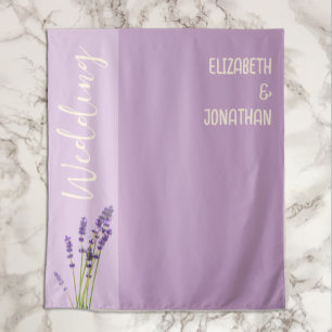 Lavender Love Wedding Tapestry