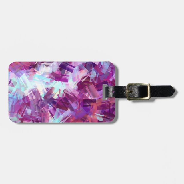 LAVENDER LUGGAGE TAG (Front Horizontal)