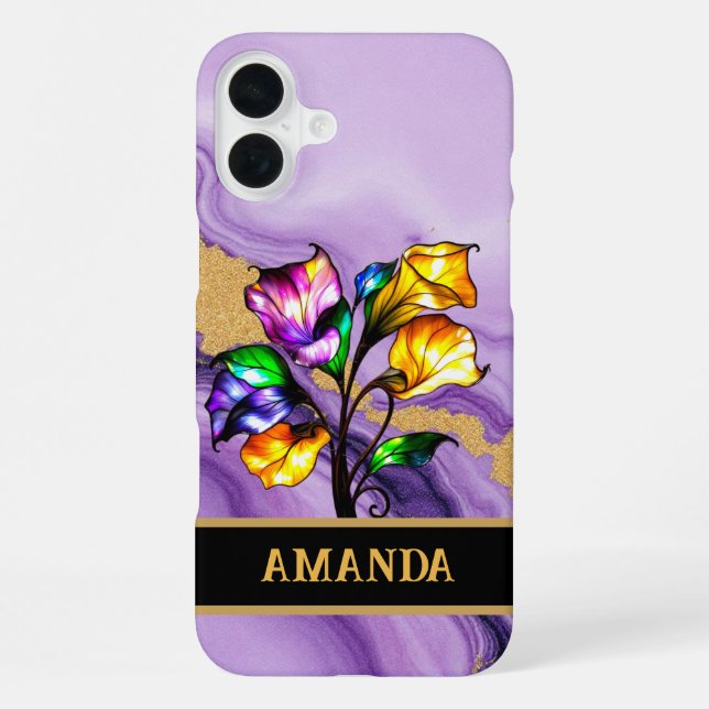 Lavender Luxe  Iphone Case (Back)