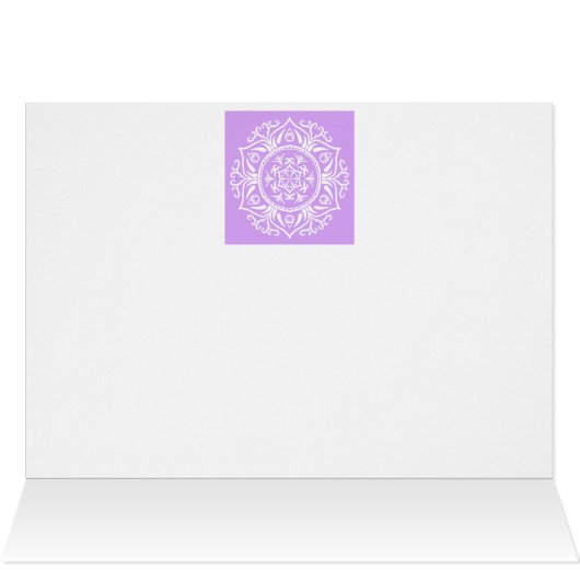 Lavender Mandala (Inside Horizontal (Top))