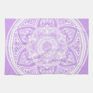 Lavender Mandala Towel
