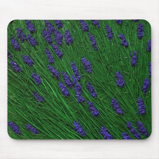 Lavender meadow mouse pad (Front)