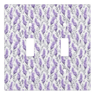 Lavender Meadows Light Switch Cover