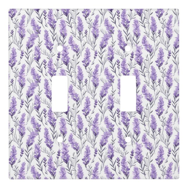 Lavender Meadows Light Switch Cover (Front)