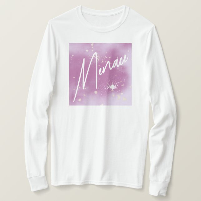 Lavender Menace, IYKYK Subtle Sapphic, wlw T-Shirt (Design Front)