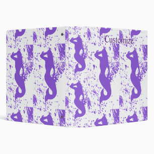 lavender mermaids 3 ring binder
