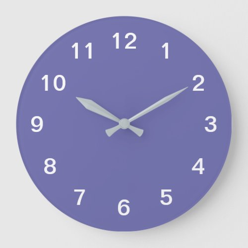 Lavender Minimalist Acrylic Wall Clock