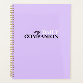 Lavender Minimalistic Daily Planner