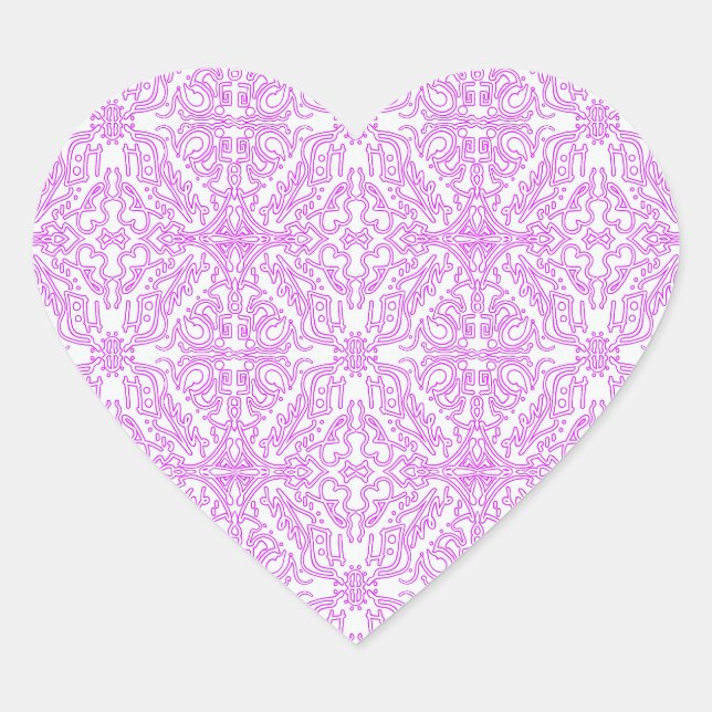 Lavender Mint Mandala Sticker (Front)