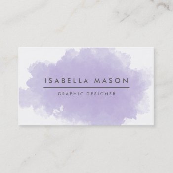 Lavender Mist | Business Card by PinkMoonPaperie at Zazzle