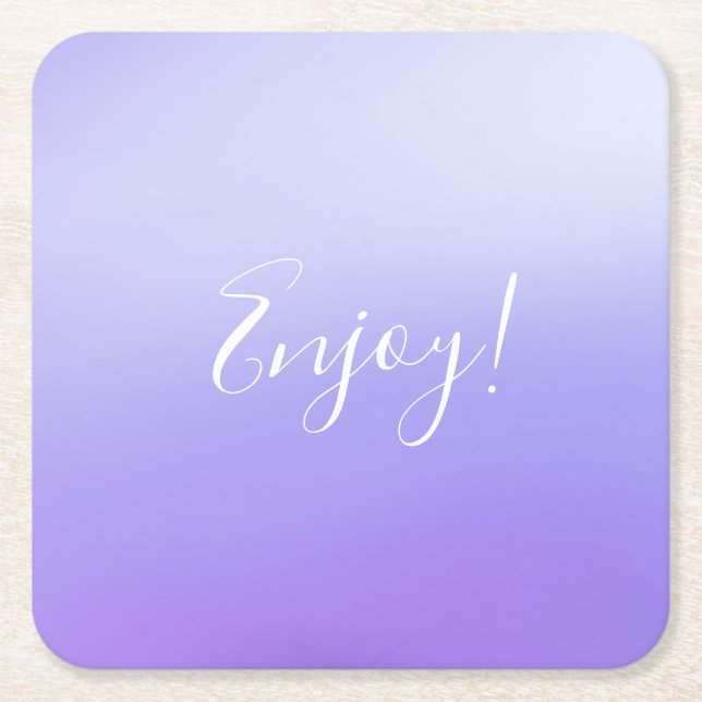 Lavender Mist Paper Coaster (Front)