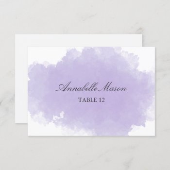Lavender Mist | Place Card by PinkMoonPaperie at Zazzle