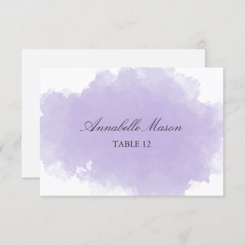 Lavender Mist  Place Card