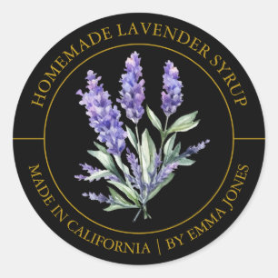 Lavender Modern label