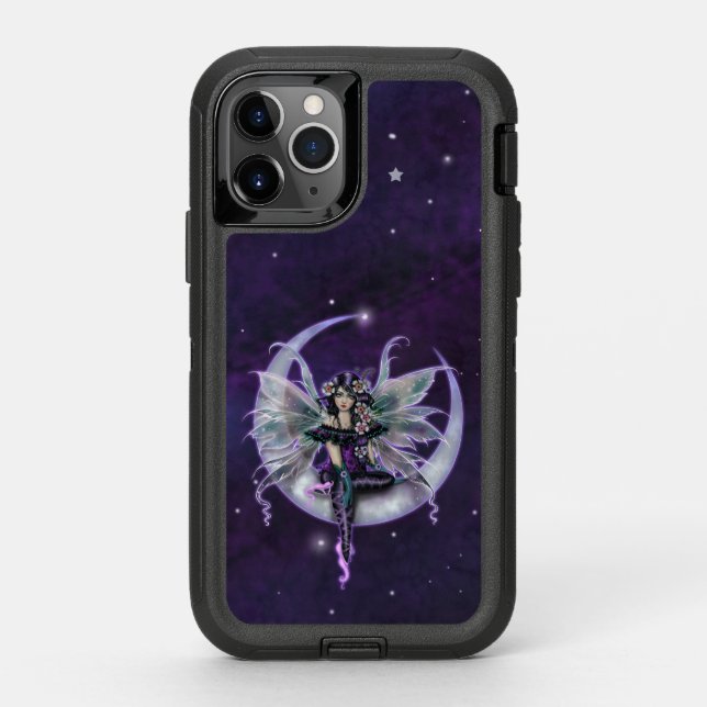 Lavender Moon Fairy by Molly Harrison Otterbox iPhone Case (Back)