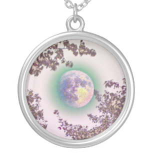 Lavender Moon Silver Plated Necklace