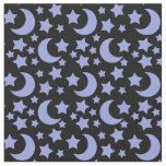 Lavender Moons and Stars Celestial Pattern Fabric