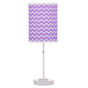 Lavender Moroccan Moods Chevrons Table Lamp