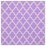 Lavender Moroccan Moods Quatrefoil Fabric