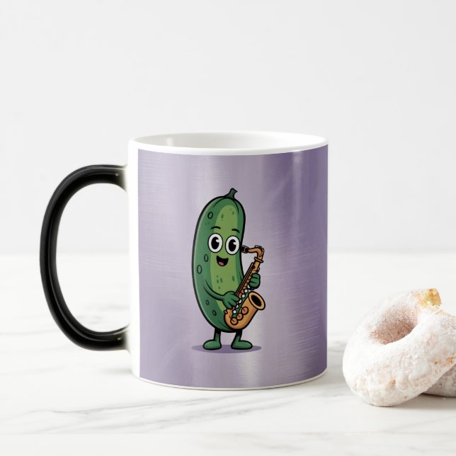  Lavender Morphing Mug Musical Cucumber (With Donut)