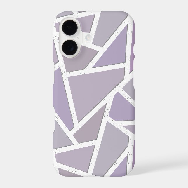 Lavender mosaic pattern Case-Mate iPhone case (Back)