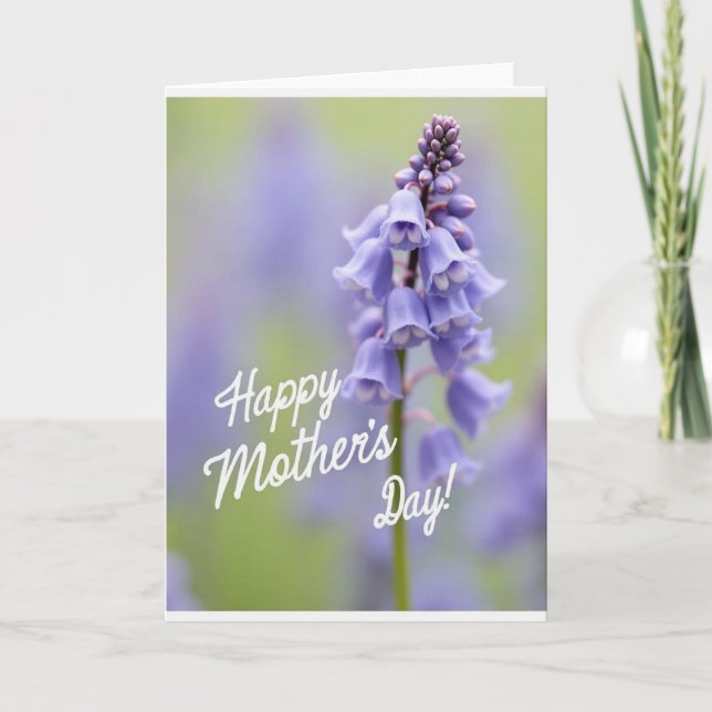 Lavender Mother Floral Card (Front)