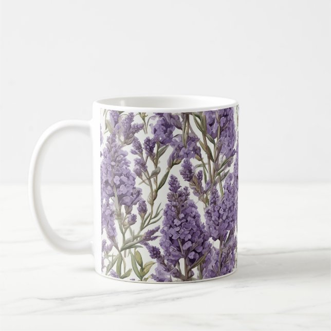 Lavender mug (Left)