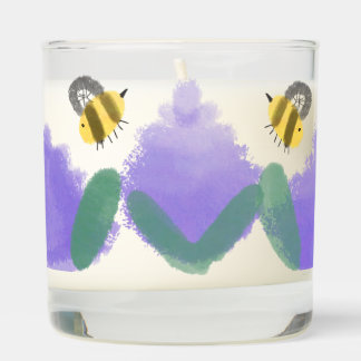 Lavender n bees candle