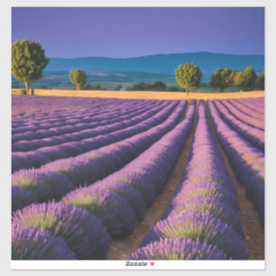Lavender Nature Outdoors Landscape Calm Peaceful  Sticker