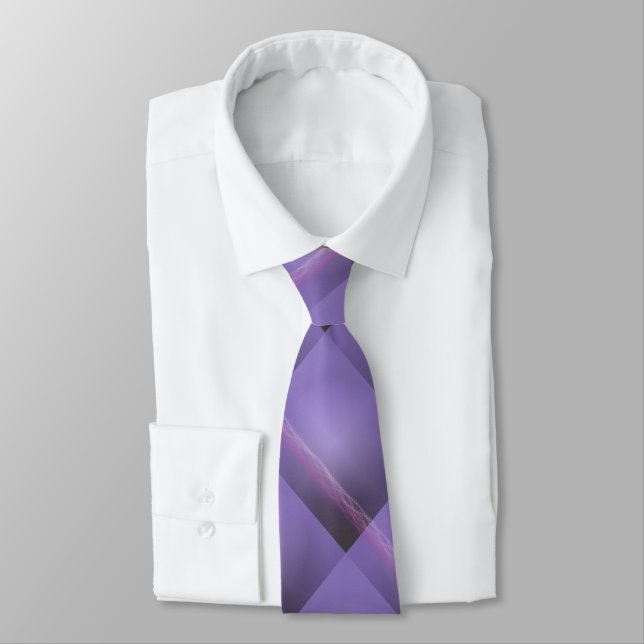 Lavender Neck Tie (Tied)