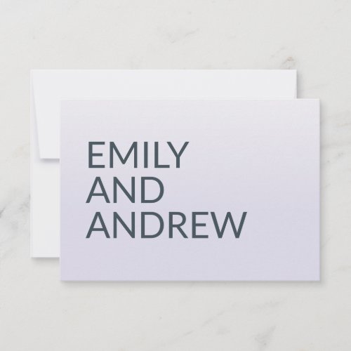 Lavender Ombre Wedding Save_the_Date Card