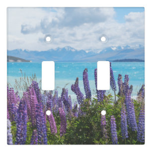 lavender on the lake shore light switch cover