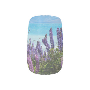lavender on the lake shore minx nail art