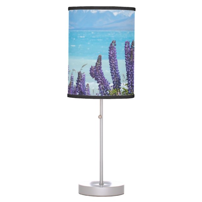 lavender on the lake shore table lamp (Front)
